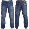 Mens New Jeans Crosshatch Newport Stone Washed Straight Leg Jeans