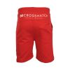 Crosshatch Mens New Designer Ormiston Jogger Casual Shorts Barbados Cherry