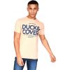 New Duck & Cover Designer Mens Signature Logo Short Sleeved T-Shirt