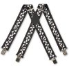 Brimarc Mens Heavy Duty Bold Notes Braces Trouser Belt Suspender 2" 50mm Wide 