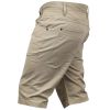 Crosshatch Men Amalaga Designer Cargo Chino Shorts Stone
