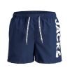 Jack & Jones Mens New Branded JJIARUBA Swim Shorts Navy Blazer