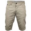 Crosshatch Men Amalaga Designer Cargo Chino Shorts Stone
