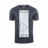 Firetrap Mens Tabb Branded Designer Casual Blackseal T Shirt Raven