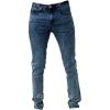 Designer Super Skinny Leg Stretch Jeans Jet Snow Wash