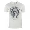 Firetrap Mens Dokis Cotton Crew Neck Short Sleeve Tee Vapous Grey