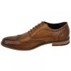 Cavani Oxford Real Leather Tan Gatesby Brogues Casual Designer Retro Shoes