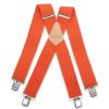 Brimarc Mens Heavy Duty Orange Braces Trouser Belt Suspender 2" 50mm Wide 
