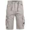 Crosshatch Mens Norbury Designer Cargo Combat Chino Shorts Wet Weather