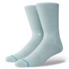 Stance Mens New Classic Crew Comfort Icon Anthem Socks Pastel Blue