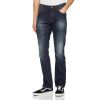 Firetrap Men New Deadley Original Straight Leg Jeans Dark Used Look 
