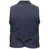 Cavani Ferro Mens New Plain Waistcoat Navy 