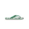 Logo Pack Rubber Branded Flip Flops Pepper Green