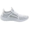 Mens New Crosshatch Metoric Trainers White & Lt Grey