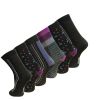 Design Socks 6 Pairs Mens Coloured Design Socks Smart Suit Work Golf Cotton Blend Adults