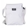 Crosshatch Lamoon Mini Satchel Messenger Travel Bag White