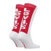 Mens Levis 2 Pack New Branded 168SF Logo Socks White
