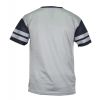 MT Jones American Football Brooklyn V Neck T Shirt Tee Top Grey