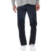 Crosshatch Mens New Wayne Two Slim Fit Jeans Dark Wash