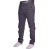 Crosshatch Mens Kractus Designer Twisted Leg Regular Fit Tapered Chinos Jeans Grey