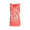 Soul Star Las Vegas Sin City Casual Vest Coral