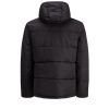 Jack & Jones Mens New Casual Will Hooded Puffer Winter Jacket Black