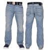 Smith & Jones Mens Enrico Bootcut Leg Jeans Light Used Look
