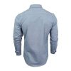 Crosshatch Mens Oxford Almond Cotton Shirt Sky Blue