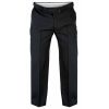 D555 Mens New Formal Flexi Waist Trousers Max In Black