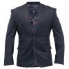 Cavani Mens Casual Designer Ferro Blazer Navy BNWT