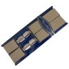 Threads Mens Heavy Duty Beige Braces Trouser Belt Suspender 1.5" 35mm Wide
