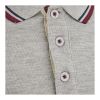 Crosshatch Downtalk Twin Tipped Authentic Casual Designer Polo Shirt Grey Marl