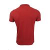 Crosshatch Aichi Mens Authentic Casual Designer Pique Polo Shirt Red Dahlia