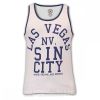 Soul Star Las Vegas Sin City Casual Vest White