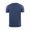 Firetrap Mens Tabb Branded Designer Casual Blackseal T Shirt Total Eclipse