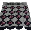 Warrior Retro Vespa Vintage Socksteady Argyle Red Socks pack of 2 pairs Mod Scooter 