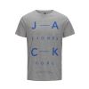 Mens Jack & Jones New Home Designer Crew Neck T-Shirt Grey
