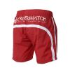 Crosshatch Mens Designer Brekkon Swimming Trunks Shorts Barbados Cherry
