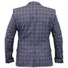 Cavani Designer Bonera Check Summer Blazer Blue