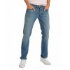 Wrangler Mens Greensboro 36" Leg Straight Leg Jeans Mid Used Stonewash