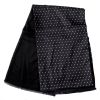 Warrior Clothing Mod Vintage Tassled Scarf Black Polka Dot