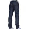 Mens Crosshatch New Gamitto Straignt Leg Jeans Dark Wash