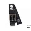 Crosshatch Mens Branded Lineman Webbed Canvas Designer PU Nylon Belt Black
