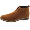 Mens Evuk Faux Suede Desert Lace Up Casual Boots Winter Ankle High Top Camel