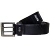 Crosshatch Mens Branded Bevel Canvas Designer Nylon Belt Black