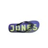 Logo Pack Rubber Branded Flip Flops Dress Blue