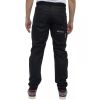 Enzo Mens New Cuffed Coated Denim Jeans Distressed Black