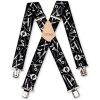 Brimarc Mens Heavy Duty Nuts & Bolts Braces Trouser Belt Suspender 2" 50mm Wide