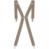 Threads Mens Heavy Duty Beige Braces Trouser Belt Suspender 1.5" 35mm Wide
