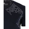Crosshatch New Mens Casual Graphic V Neck T Shirt Lightfeet Night Sky